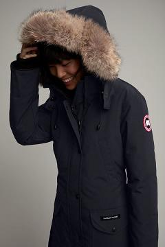 Chamarras Canada Goose Mujer Mexico - Trillium Abrigos Azul Marino WI5867140